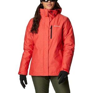 COLUMBIA Women's Whirlibird IV Interchange Winter Jacket Size M In Orange